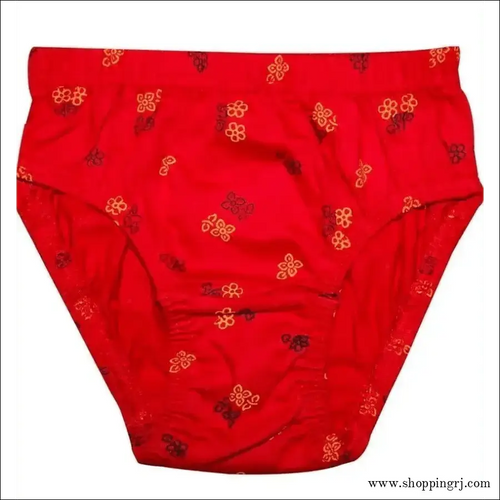New Day Girls Cotton Print Panties Underwear with Inner Elastic- Pack of 10 (amla Junior) - Multicolor - Inners