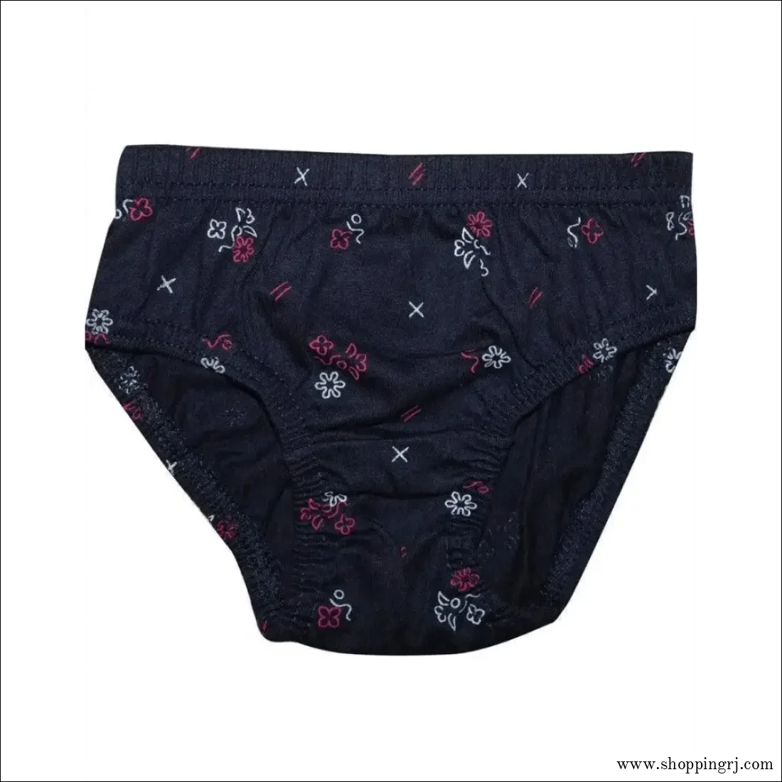 New Day Girls Cotton Print Panties Underwear with Inner Elastic - Pack of 10 (Amla Junior) - inners - girls' innersRJ Fashioninners