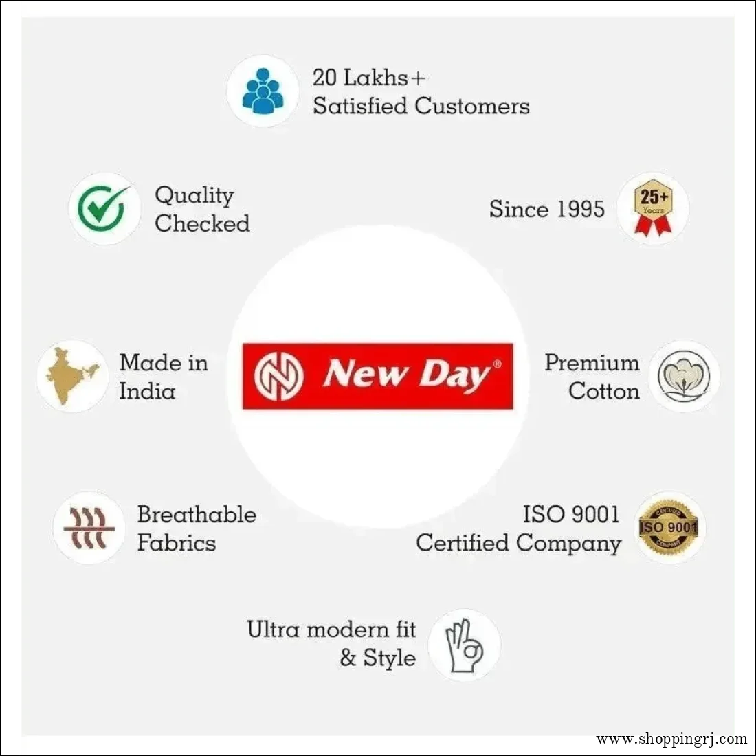 New Day Girls Cotton Print Panties Underwear with Inner Elastic - Pack of 10 (Amla Junior) - inners - girls' innersRJ Fashioninners