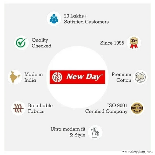 New Day Girls Cotton Print Panties Underwear with Inner Elastic - Pack of 10 (Amla Junior) - inners - girls' innersRJ Fashioninners