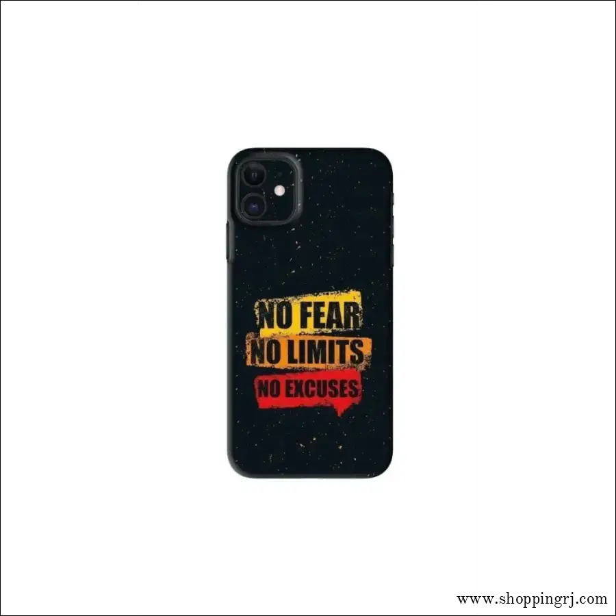 No Fear No Limits No Excuses Back Skin Wrap