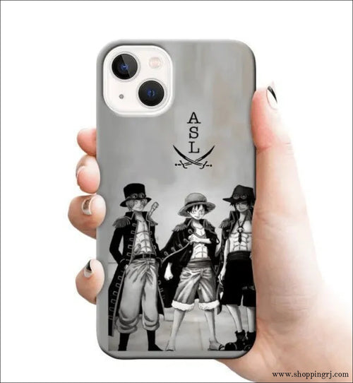 One Piece for Luffy Ace Sabo 9 mobile cover RJ1181 Plastic hard case - Mobile covers - ANIME MOBILEcustomized mobile coveranime mobile covers
