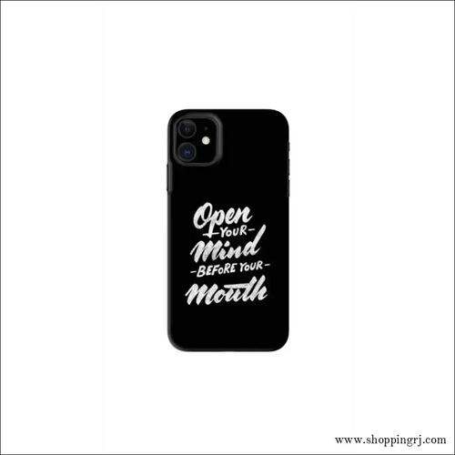 Open your Mind Before Mouth Back Skin - Mobile Skins
