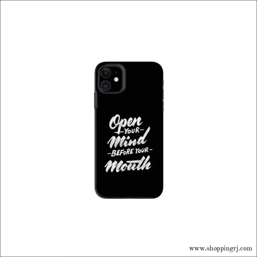 Open your Mind Before Mouth Back Skin - Mobile Skins