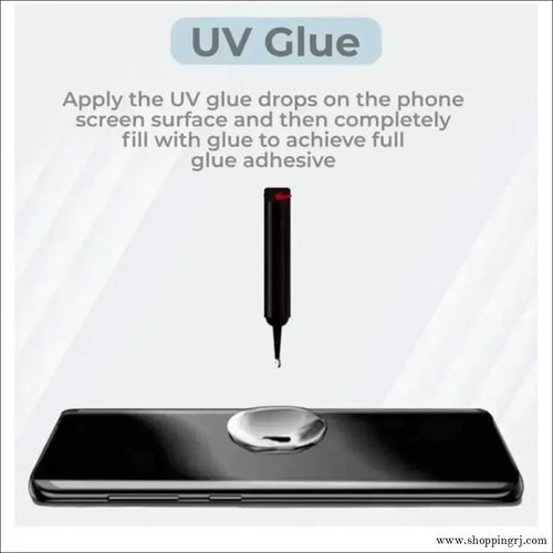 OPPO Curved type UV Tempered Glass - UV tempered glass - Curved glassRJ mobiles and accessories ThoothukudiFull glass