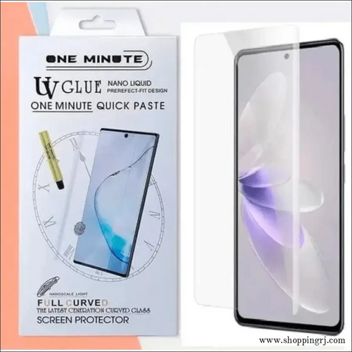 Oppo Curved Type Uv Tempered Glass - Tempered Glass