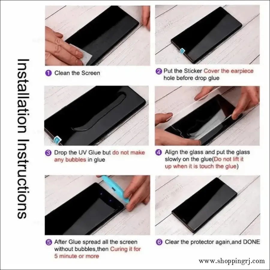 OPPO வளைந்த வகை UV டெம்பர்டு கிளாஸ்