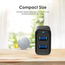 Oraimo Charger, Dual Port Fast Charger 5V/2.4A Fast Charging Adapter with Type B (V8)cable - charger - chargermobile chargerchargers