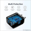 Oraimo Charger Dual Port Fast 5v/2.4a Charging Adapter with Cable just ?299 - Charger