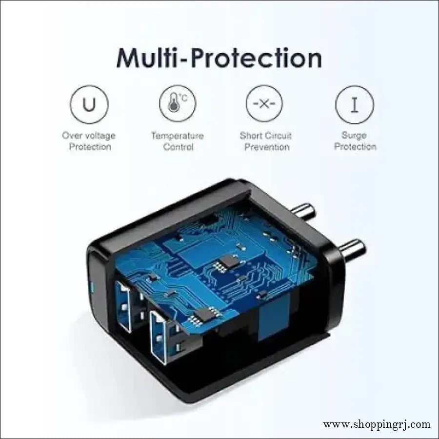 Oraimo Charger Dual Port Fast 5v/2.4a Charging Adapter with Cable just ?299 - Charger