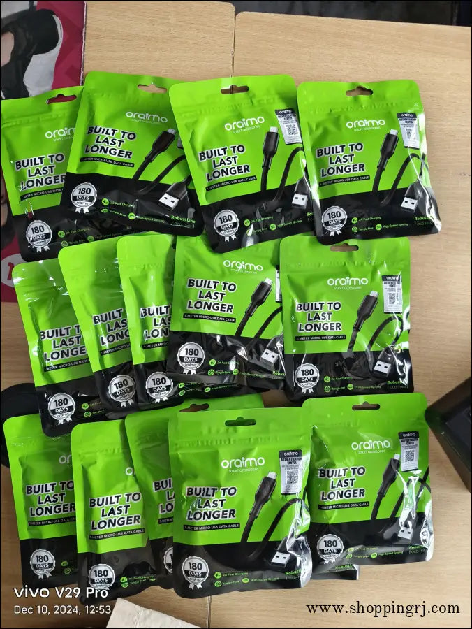 Oraimo Micro Usb Cable Ocd-114m 2a Fast Charging