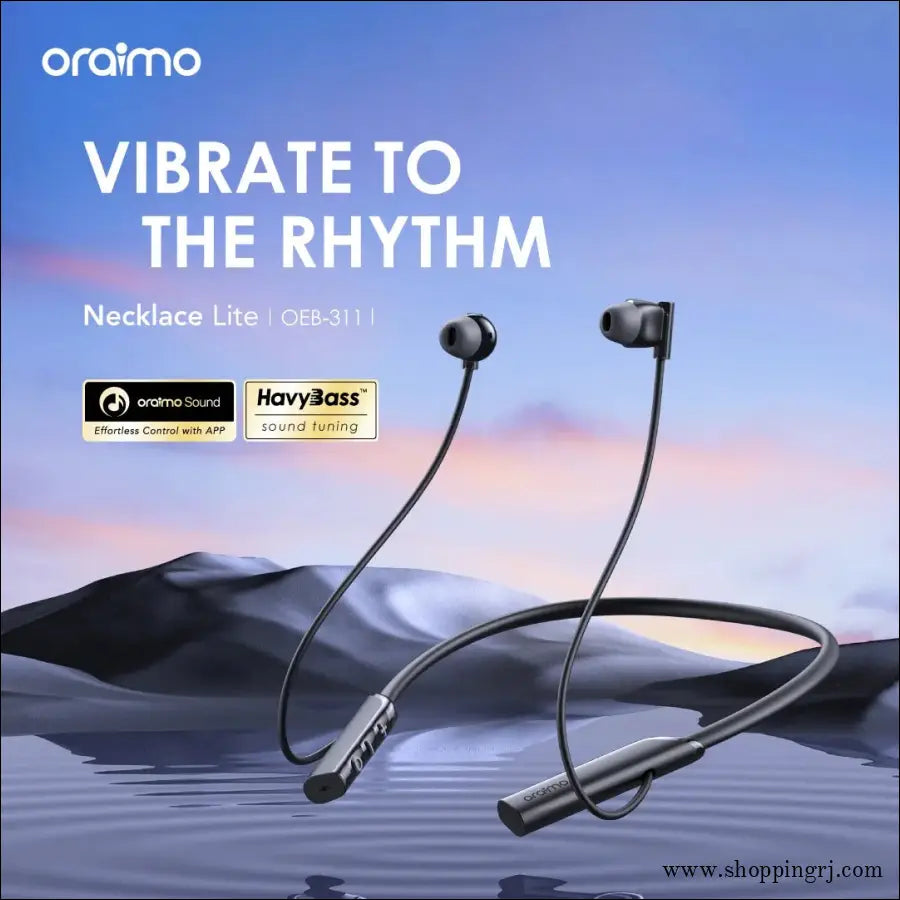 Oraimo Necklace Lite Oeb-311 Wireless Neckband with Vibration Function - Neckband