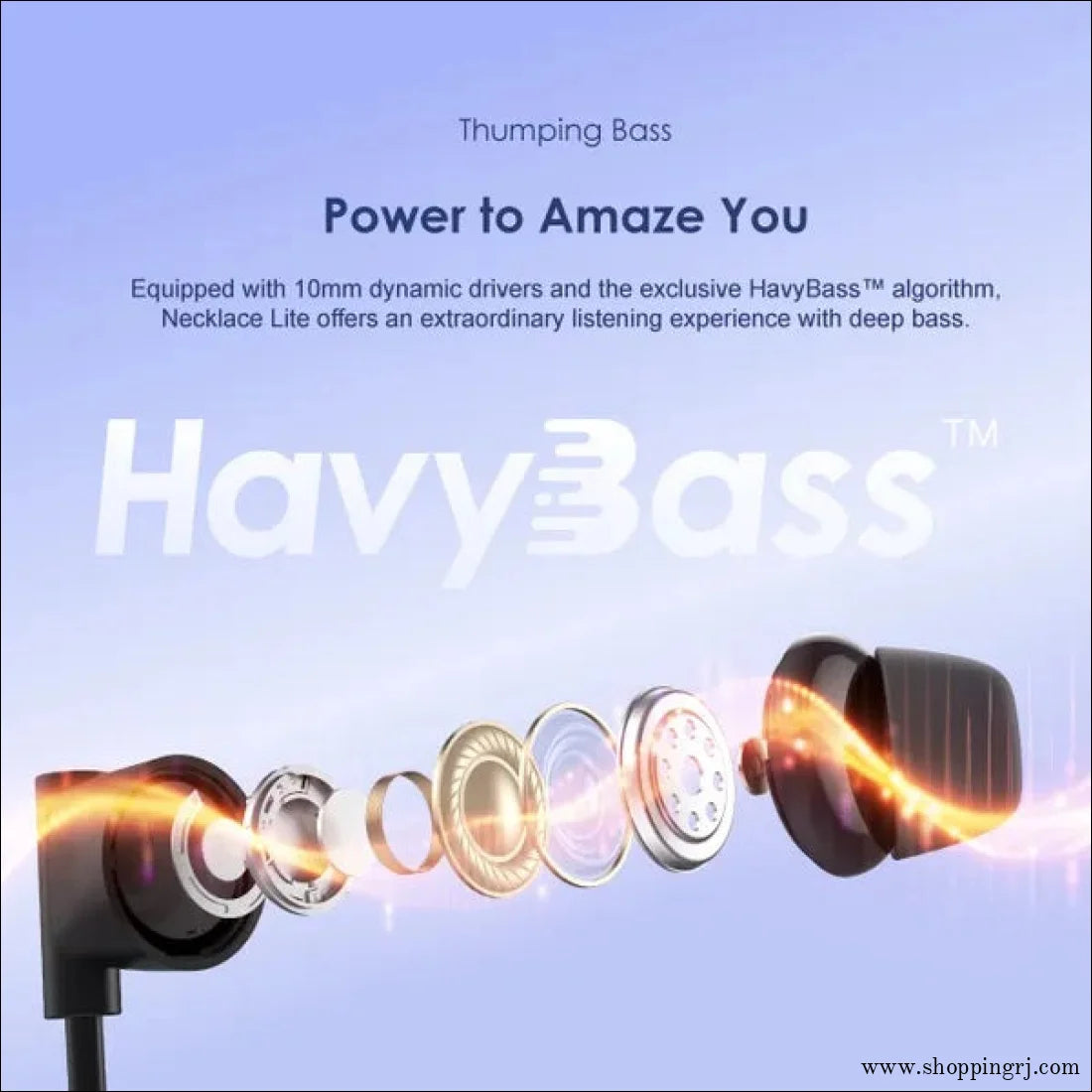 Oraimo Necklace Lite oeb-311 Wireless Neckband OBE-311 with Vibration Function - neckband