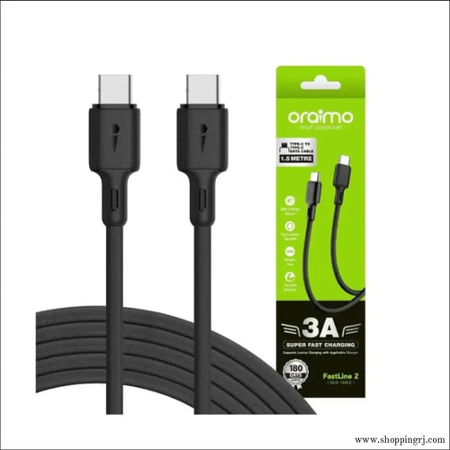 Oraimo (OCD - 154CC) Type - C to Type - C Cable - Cable - cableRJ mobiles and accessories ThoothukudiNew arrival