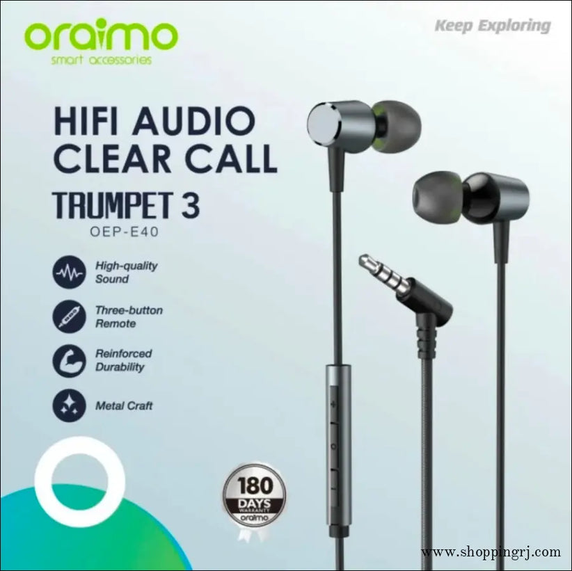 Oraimo Trumpet 3 OEP-40 wired earphone or headset