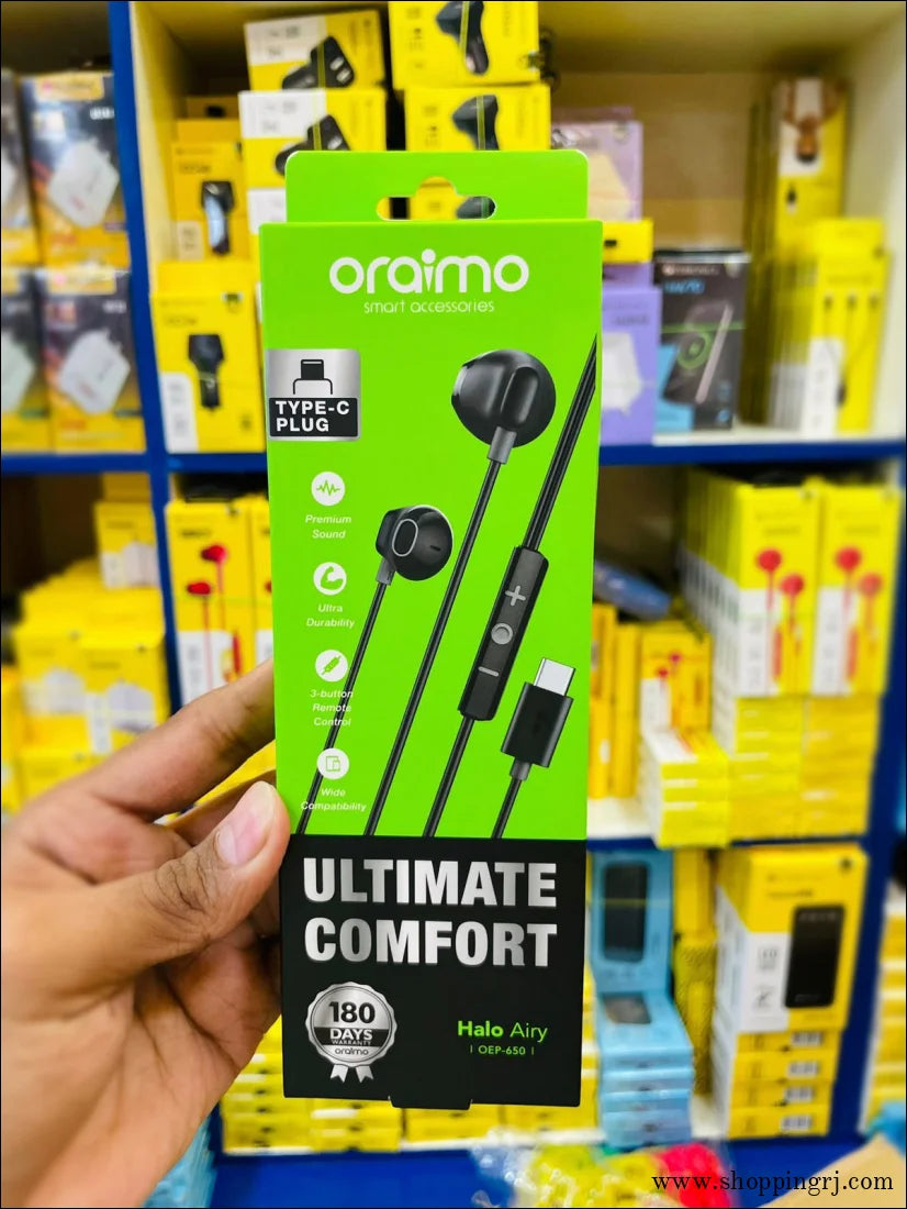Oraimo Type-C Earphone Halo Airy OEP-650