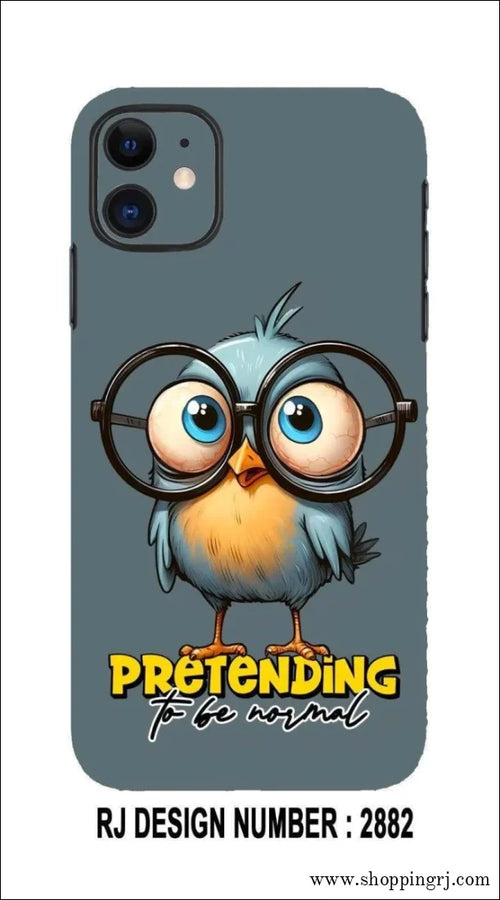 owl pretending mobileskin - Mobile skins - Mobile skinsNew arrivelMobile's back sticker