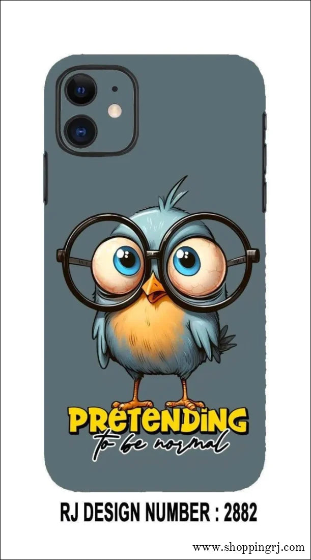 owl pretending mobileskin