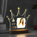 Personalised LED Crown Lamp for Birthday