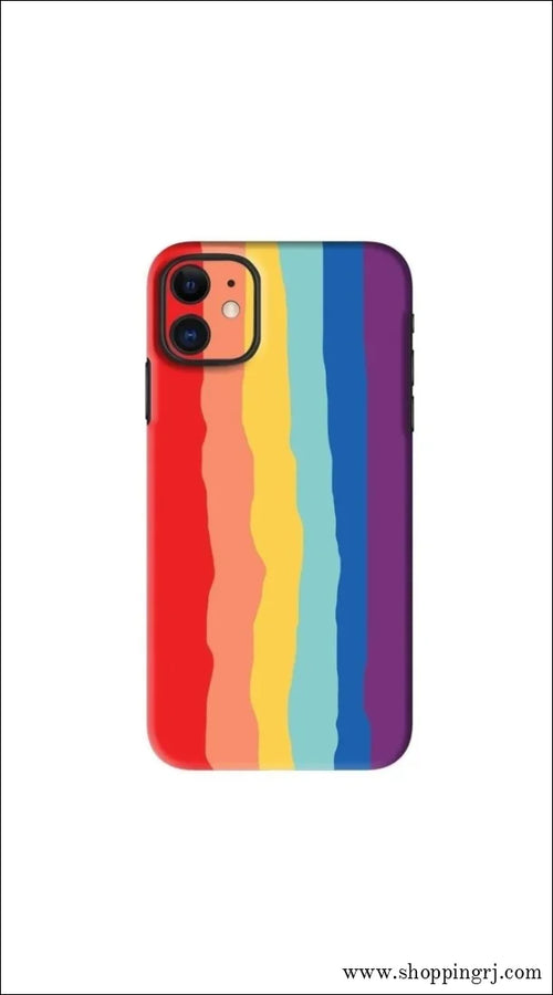 Rainbow Back Skin Wrap - Mobile skins - colourMobile's back stickerMobile skins