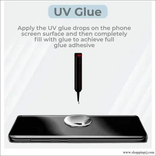 REALME Curved type UV Tempered Glass - UV tempered glass - Curved glassRJ mobiles and accessories ThoothukudiFull glass