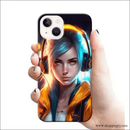 Retrato Manga Ai Mobile Cover Rj1687 Plastic Hard Case - Mobile Covers