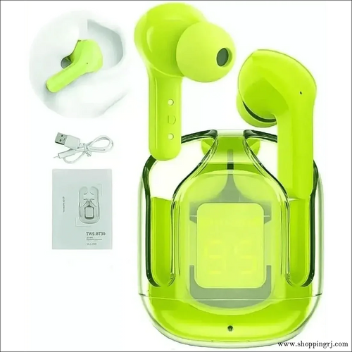 RJ stylish earbuds green - Earbuds - EarbudsRJ mobiles and accessories ThoothukudiNew arrival