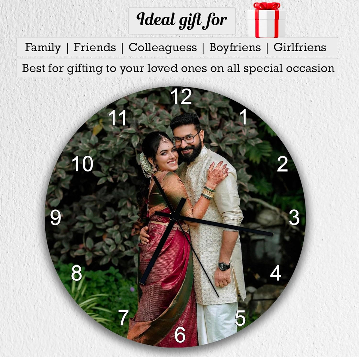 Personalised Premium Clock single Image
