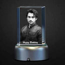 3d Crystal Single Face with Light