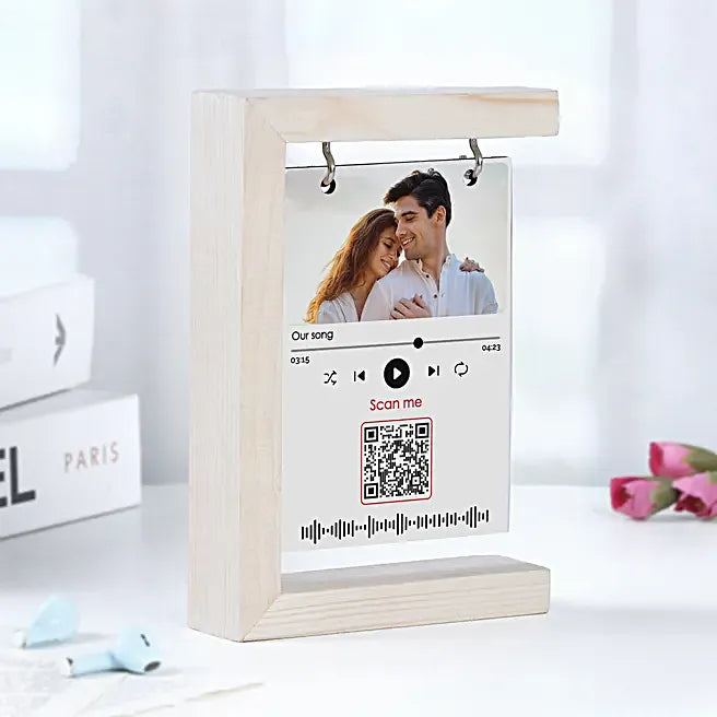 Love Song Personalised Hanging Frame 8x8 inchs