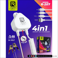 Rockers 4in1 smart DC charger 3.4amp fast