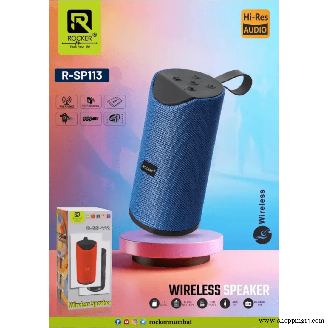 Rockers R-sp113 bluetooth speaker