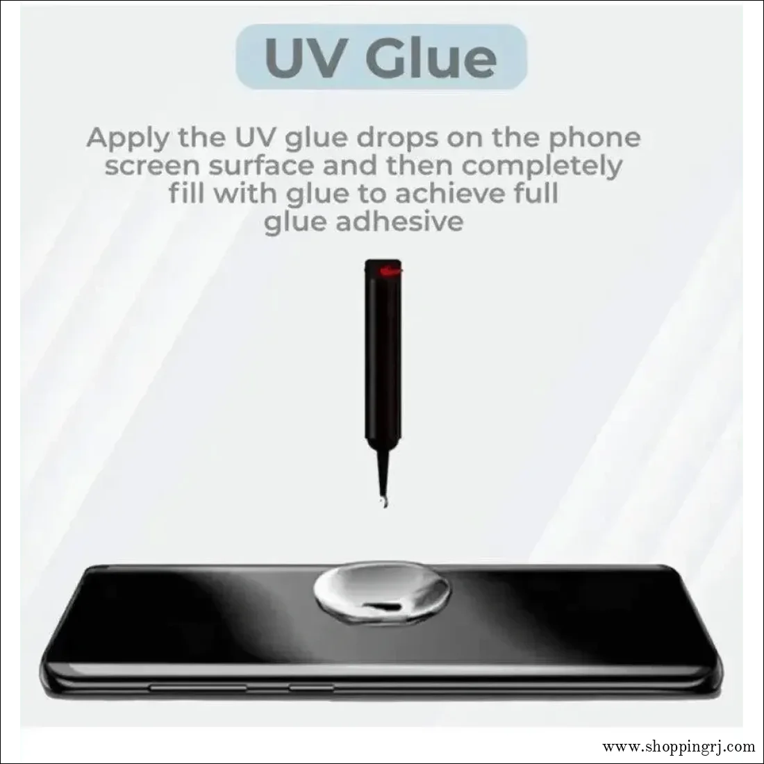 SAMSUNG Curved type UV Tempered Glass - UV tempered glass - Curved glassRJ mobiles and accessories ThoothukudiFull glass