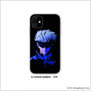 Satoru Gojo Blue Black Anime Mobile Skins Rj2339 Anime Mobile Wrapping - Mobile