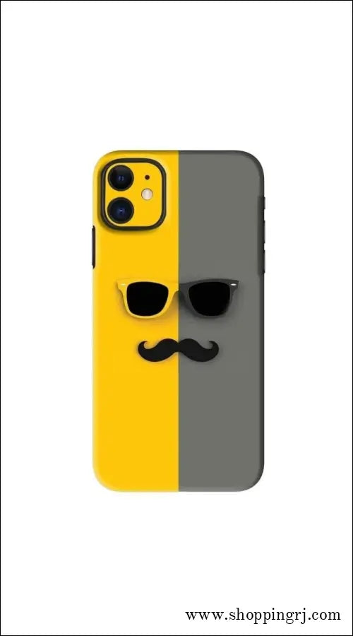 Sunglasses with Mustache Back Skin Wrap - Mobile Skins
