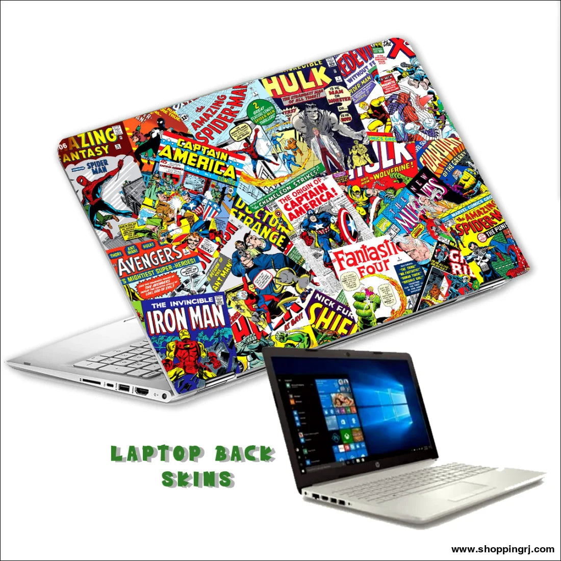 Super Heros Laptop premium skins-RJ006