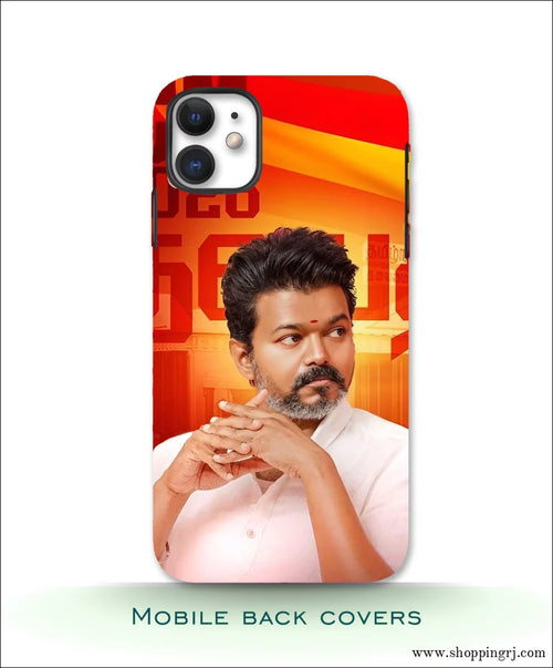 Thalapathy Vijay TVK mobile covers RJ 3489 PLASTIC case - Mobile covers