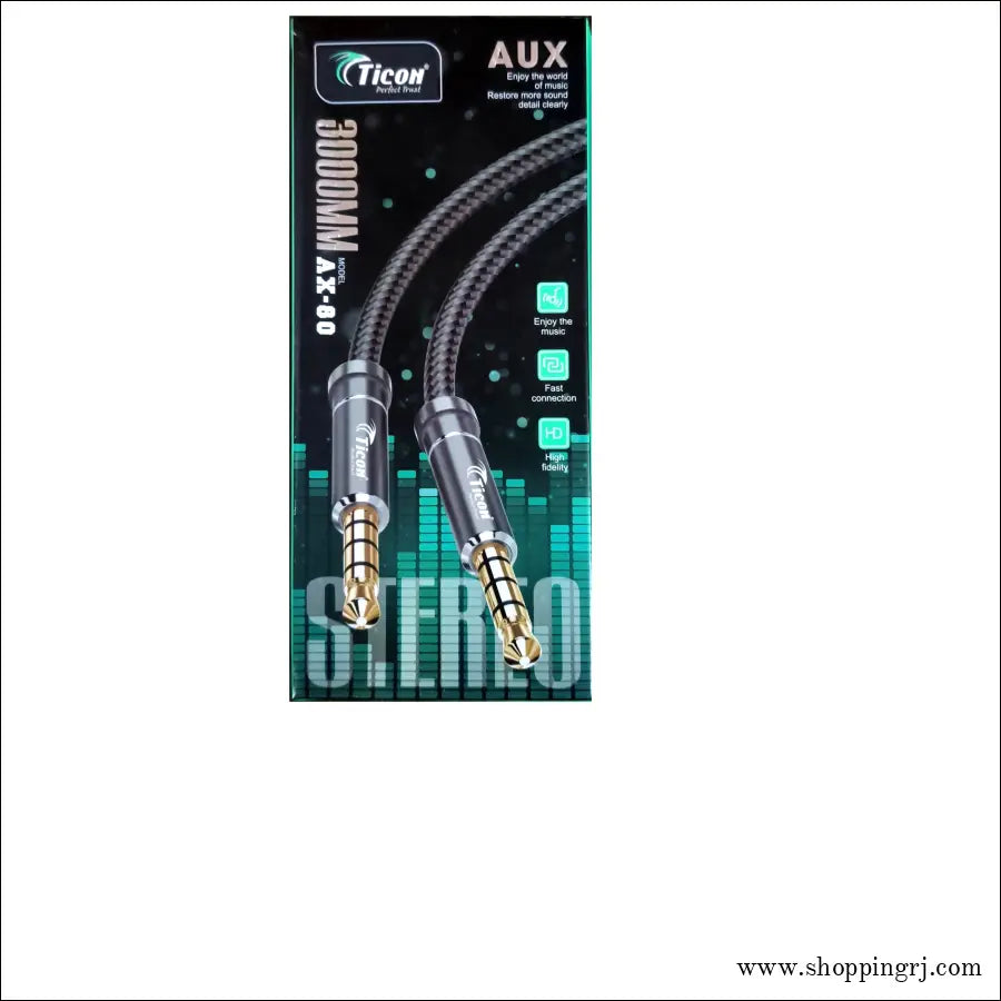 Ticon Ax-80 3meter Aux Cable Fast Connecting
