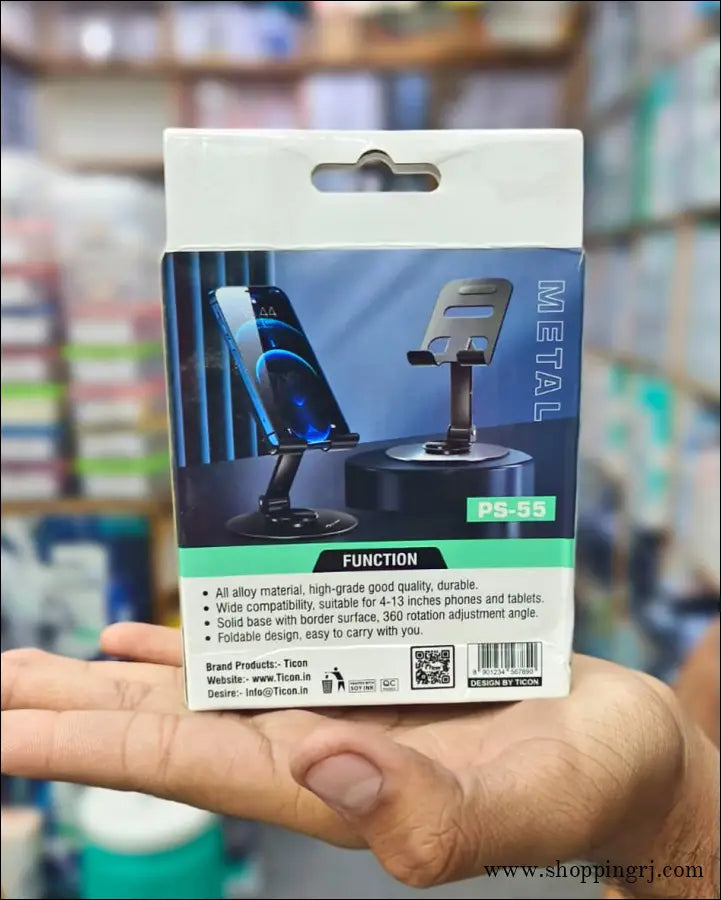 Ticon Desktop Bracket Ps-55 Metal Mobile Holder - Mobile Holder