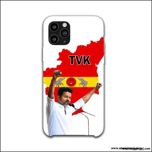 TVK Flag tamilaga vettri Kazhagam mobile cover RJ3184 - Mobile covers