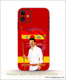 Tvk Vijay Mobile Back Skins or Stickers Rj3120 - Mobile