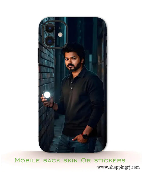 Tvk Vijay Mobile Back Skins or Stickers Rj3170 - Mobile