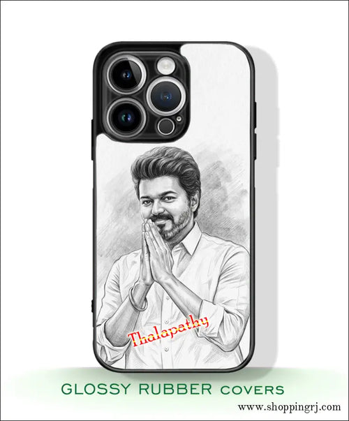 TVK Vijay mobile covers glossy finish RJ3583