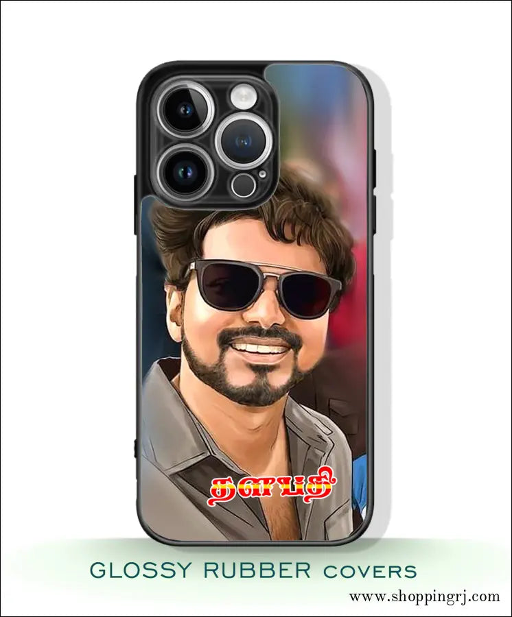 TVK Vijay mobile covers glossy Rubber RJ3317