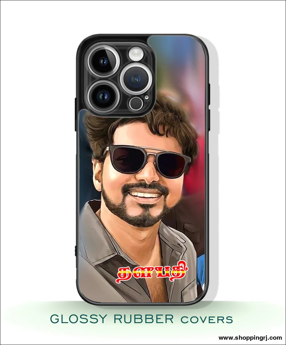 TVK Vijay mobile covers glossy Rubber RJ3317