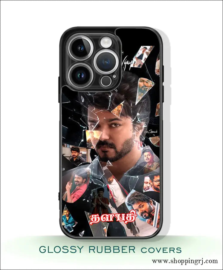 TVK Vijay mobile covers glossy Rubber RJ3318
