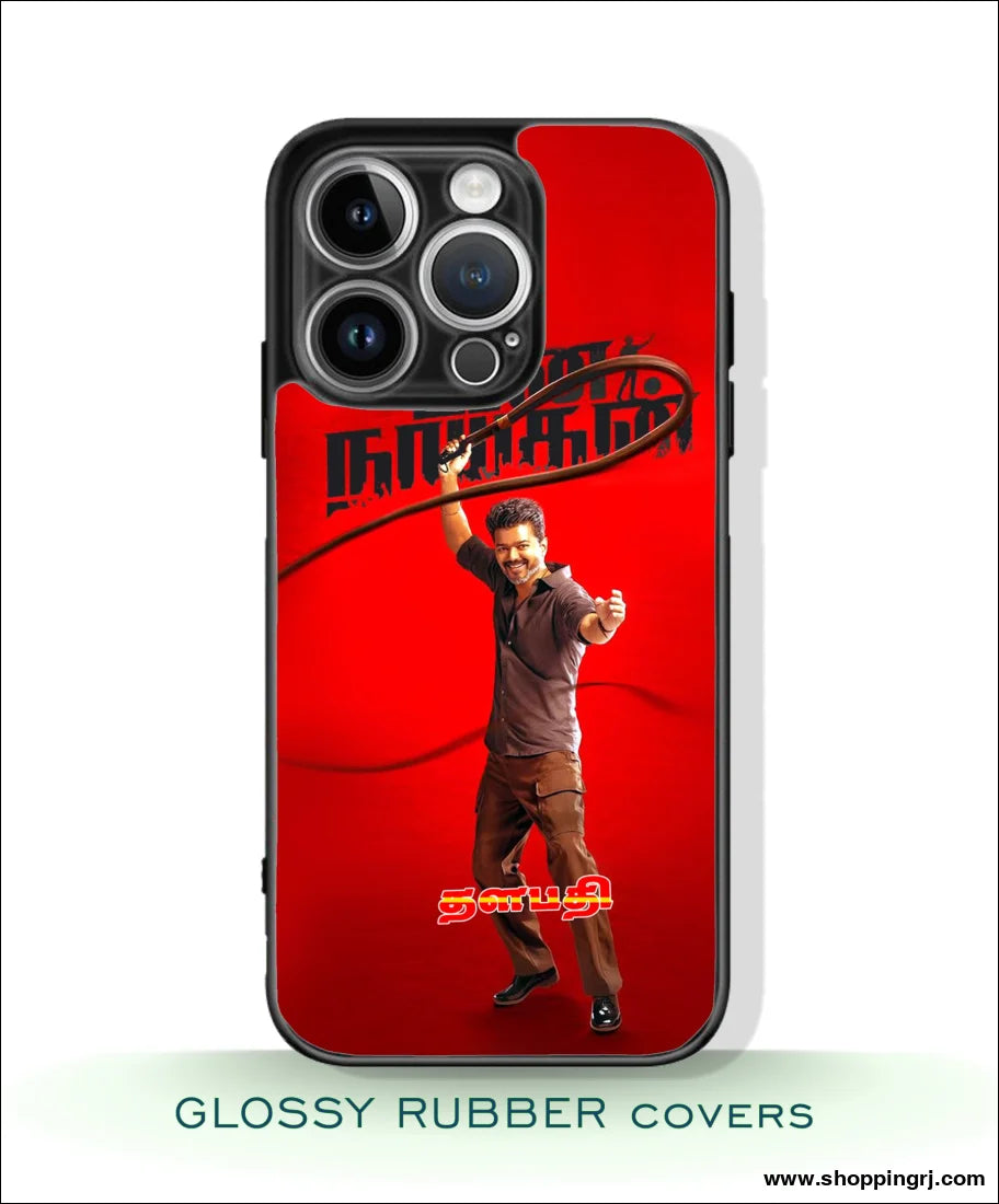 TVK Vijay mobile covers glossy Rubber RJ3319