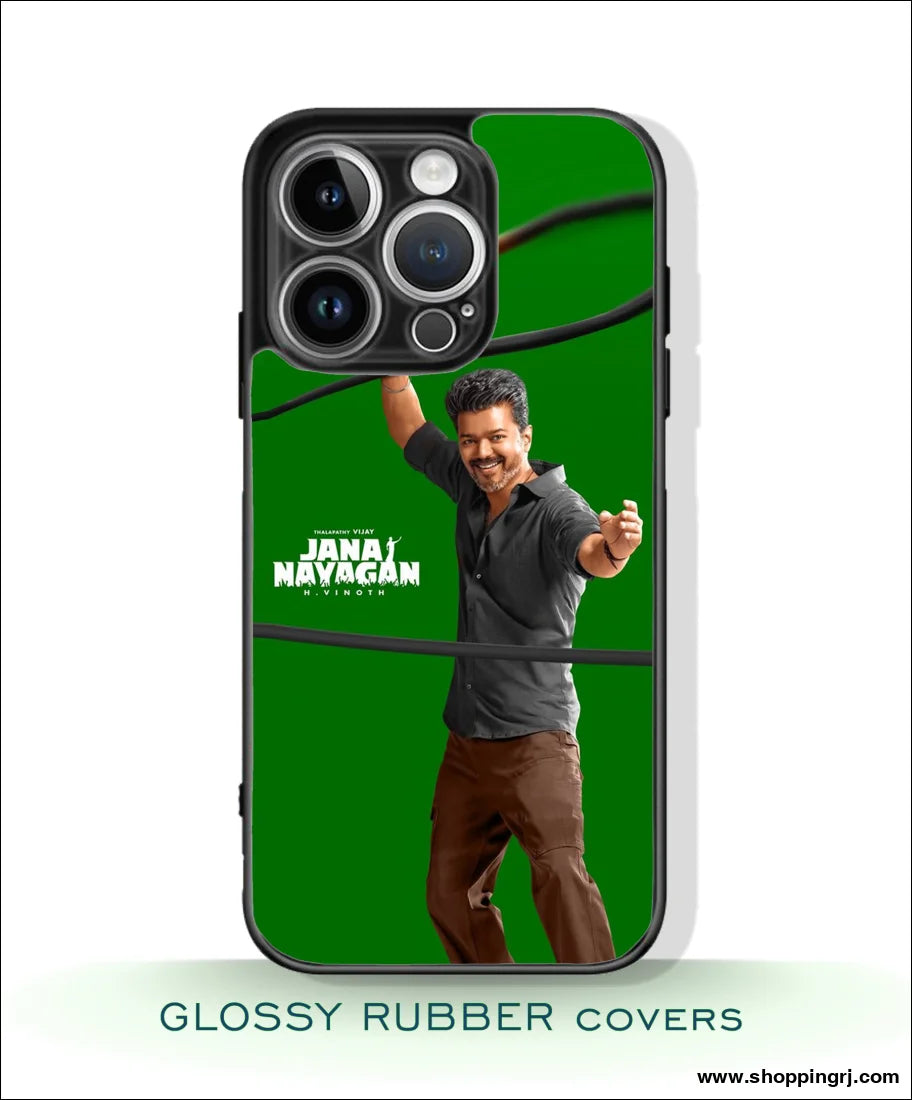 TVK Vijay mobile covers glossy Rubber RJ3321