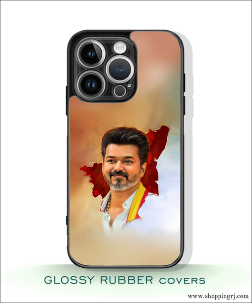 TVK Vijay mobile covers glossy Rubber RJ3381 - Mobile covers