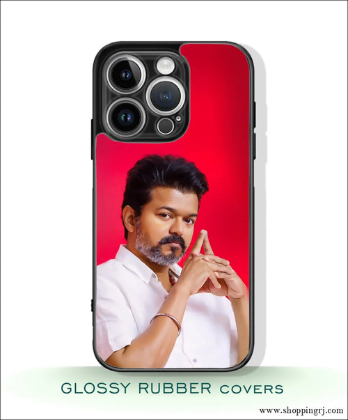 TVK Vijay mobile covers glossy Rubber RJ3486 - Mobile covers